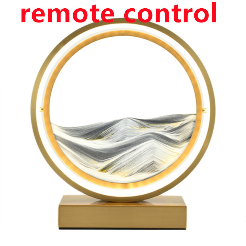 Creative Fashion Romantic Simple Bedroom Quicksand Table Lamp Decorbites