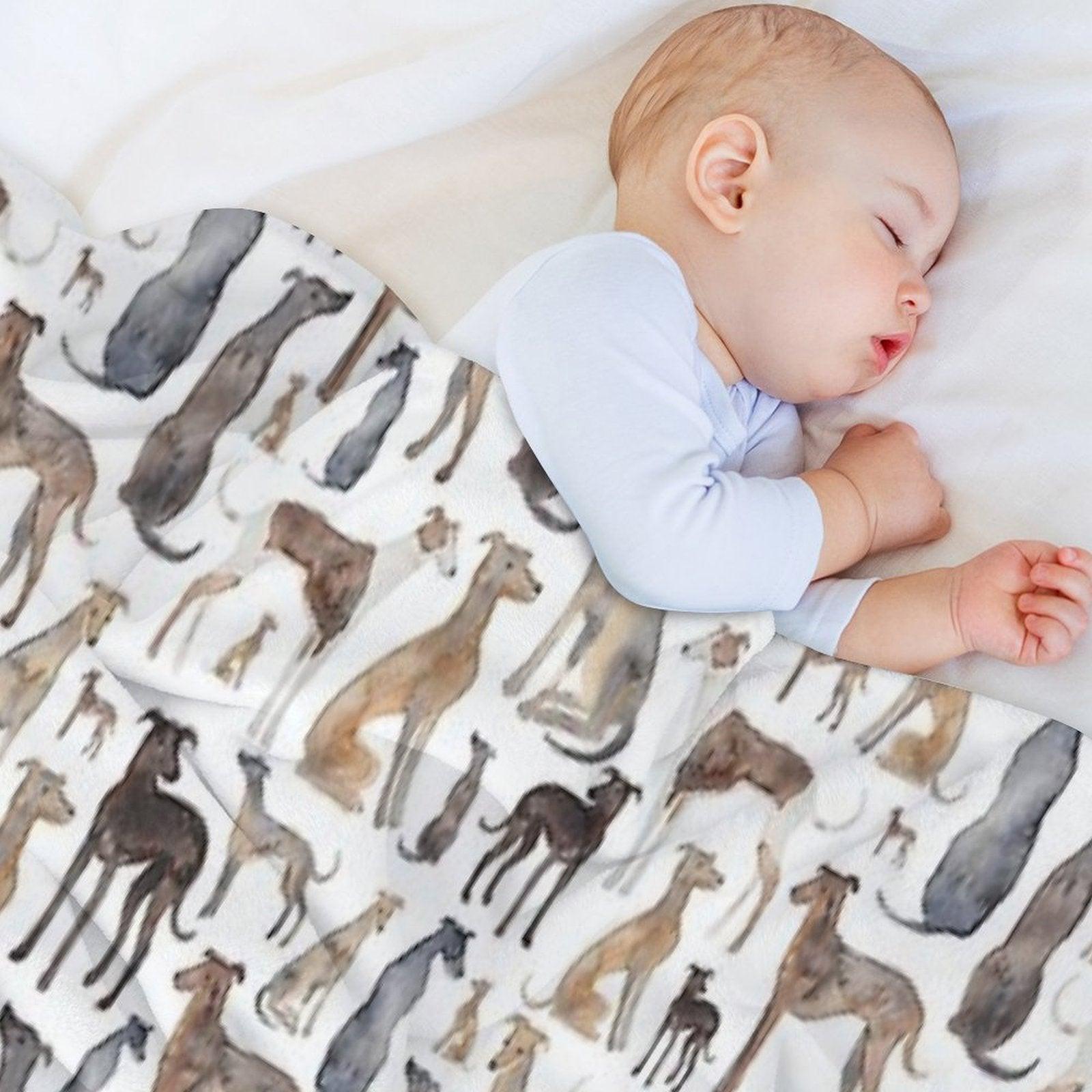 Greyhounds, Wippets And Lurcher Dogs! Throw Blanket