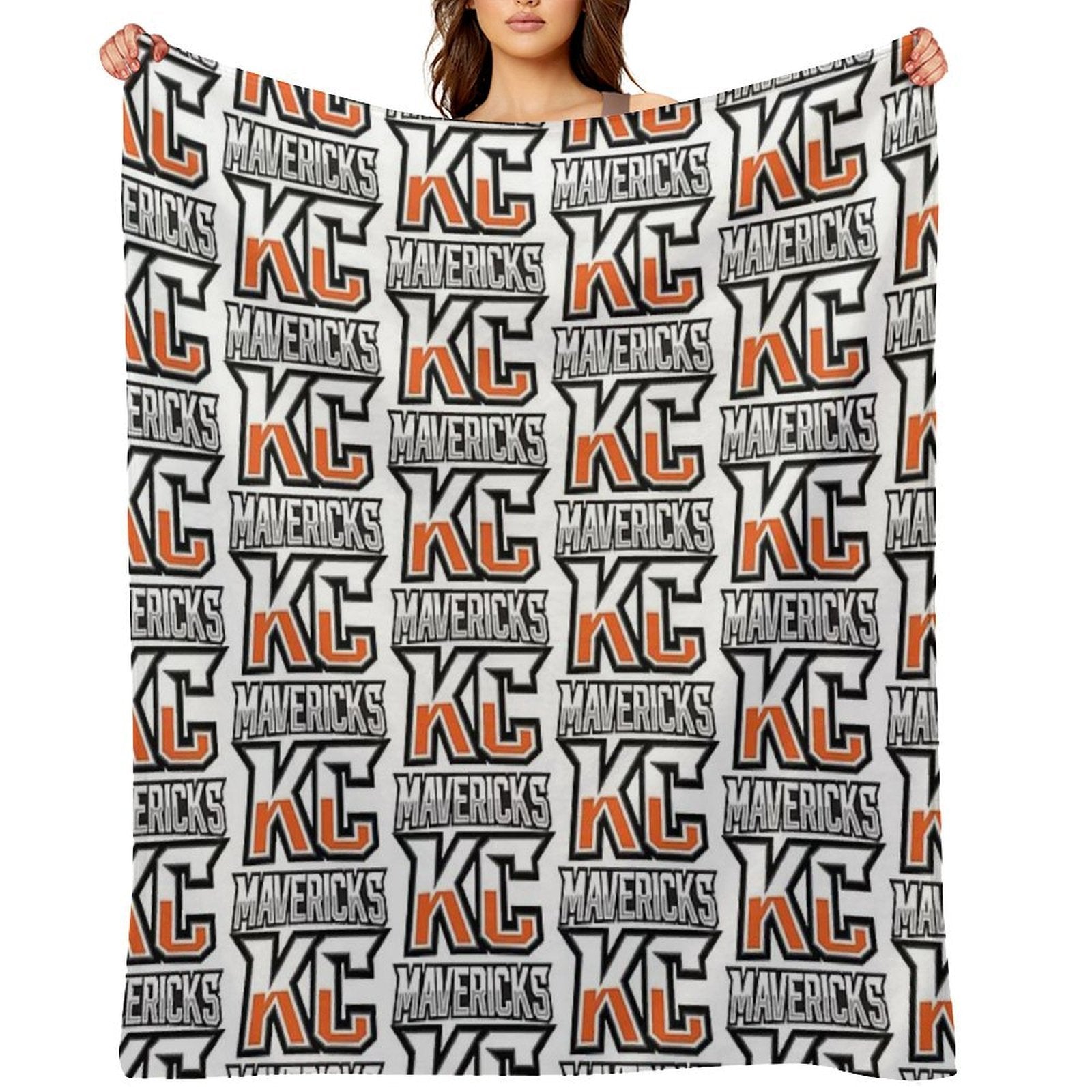 Kansas City Mavericks Plush Throw Blanket