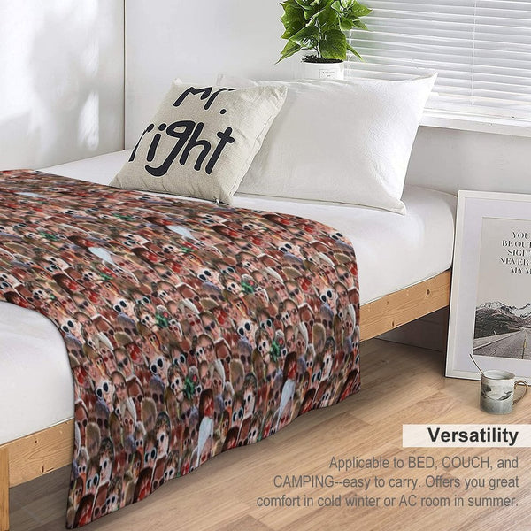 Lewis Capaldi Collage Repeat Print Anti-pilling Throw Blanket