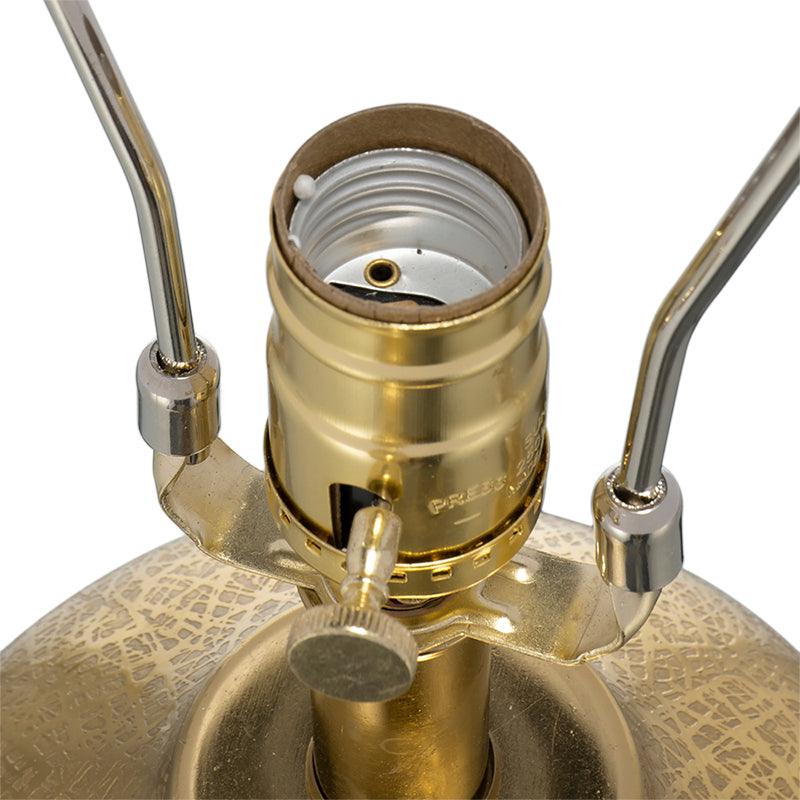 Modern Traditional Fabric Drum Shade Table Lamp