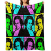 Pop Art Beethoven Velvety-soft Throw Blanket