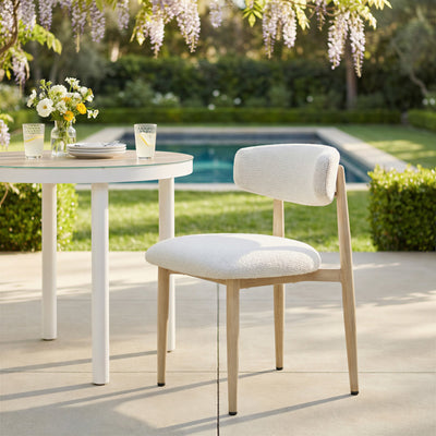 Bege Dining Chair White