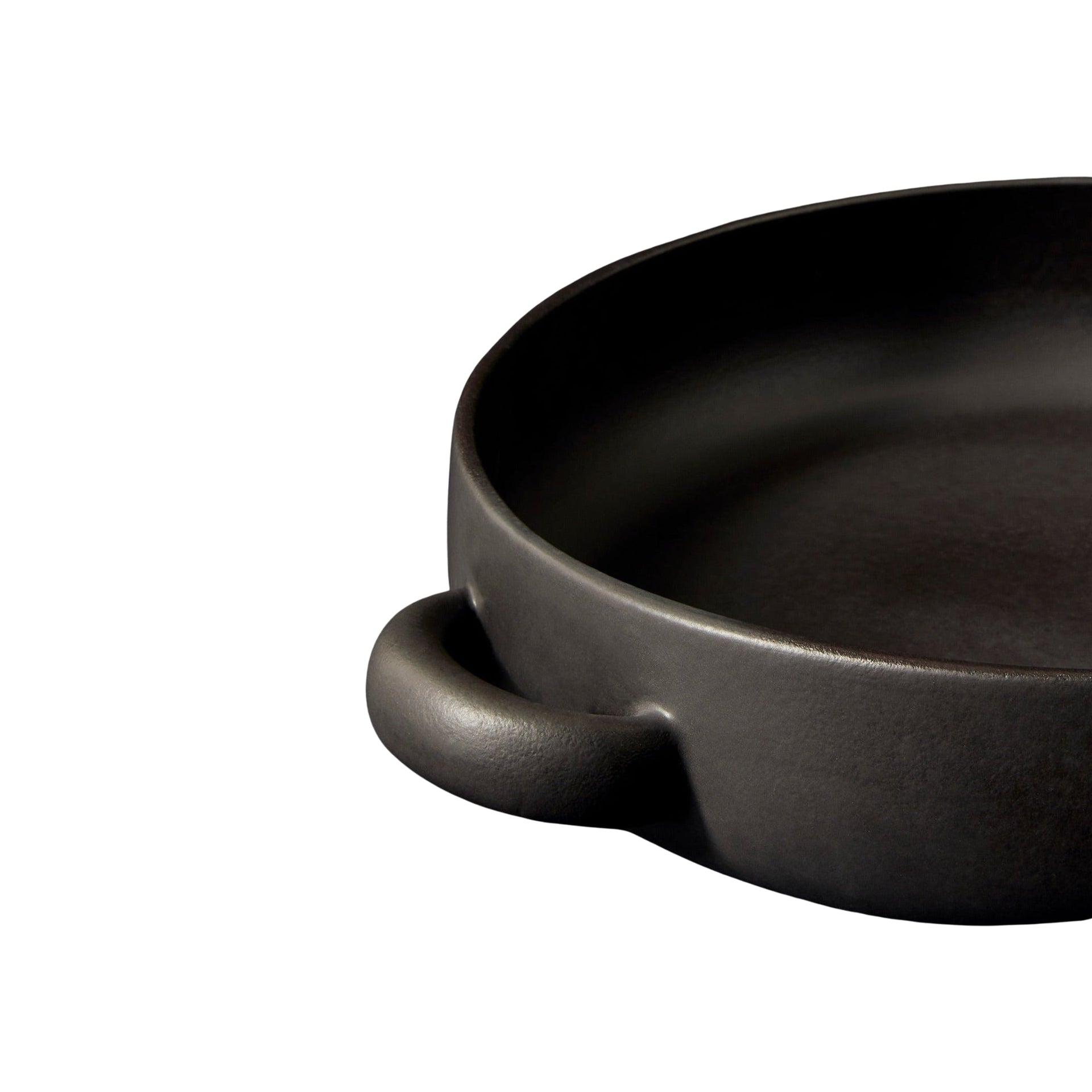 Stoneware Serving Plate With Handles 13.4