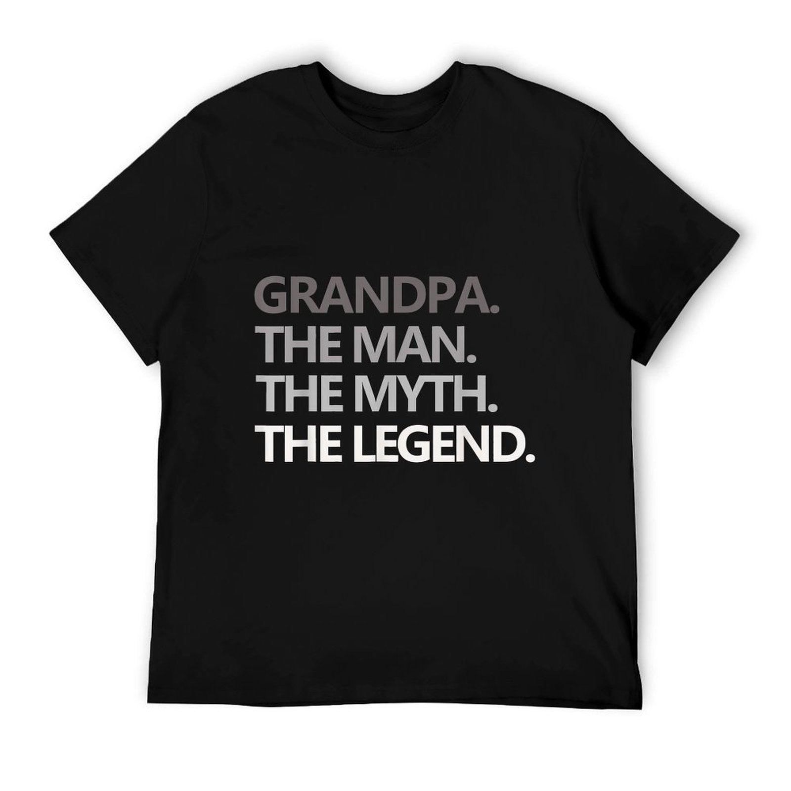 GRANDPA THE MAN THE MYTH THE LEGEND Men Gift Father's Day T-Shirt