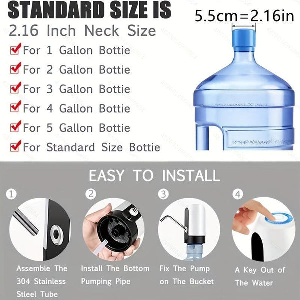 Water Portable Electric Pump | Convenient Water Dispensing Solution