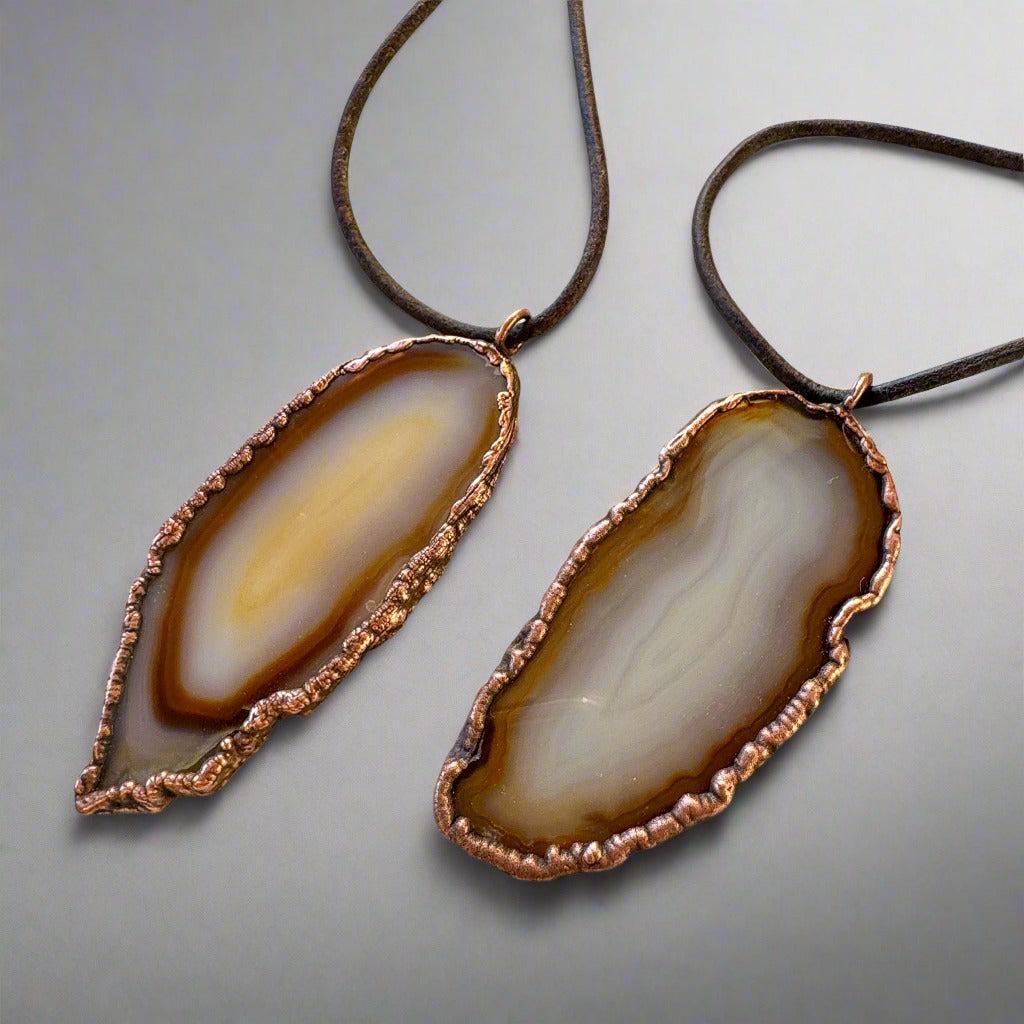 Copper Red Agate Boho Pendant Grounded Confidence | By Blackbird & Sage