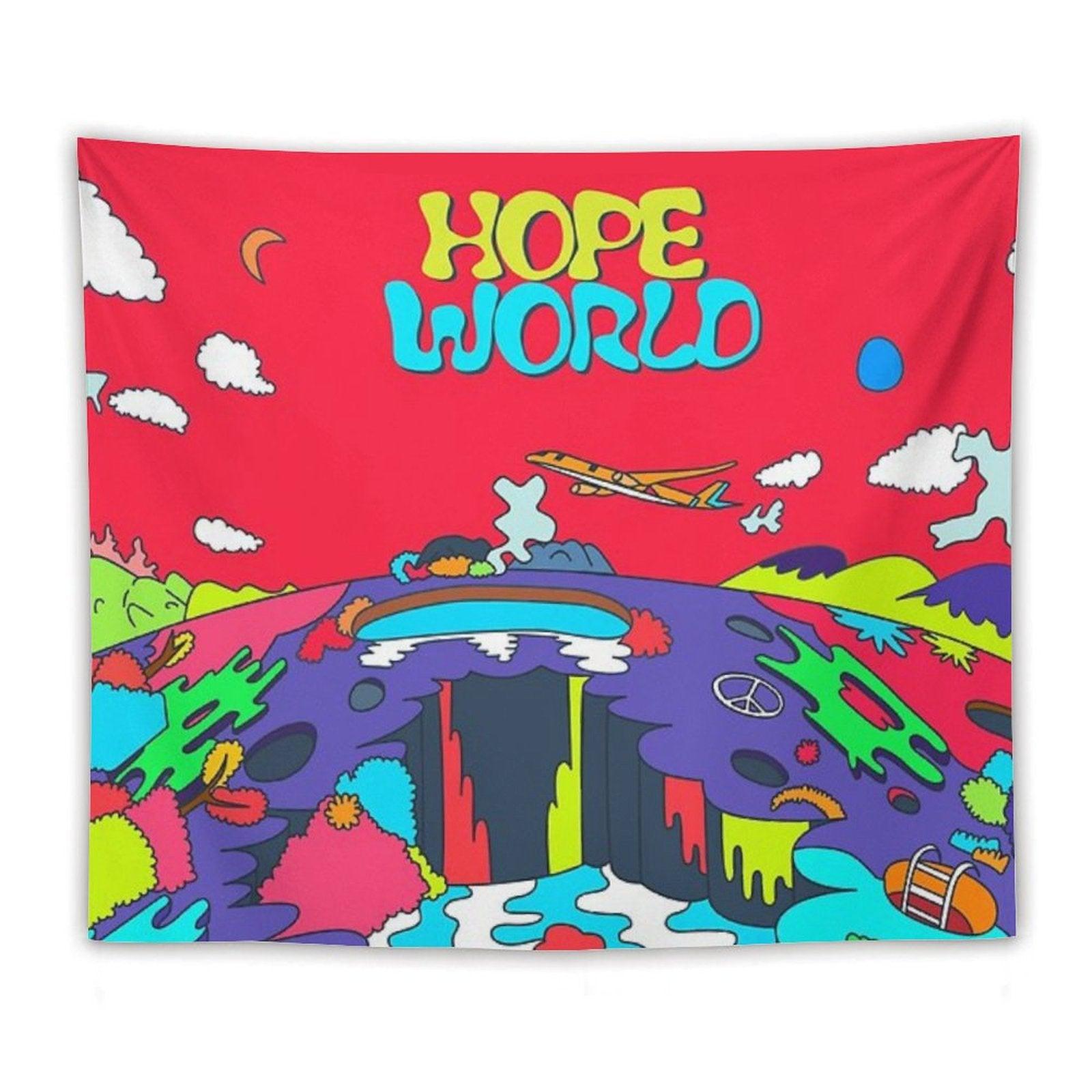 J-Hope Hope World Album Art Tapestry