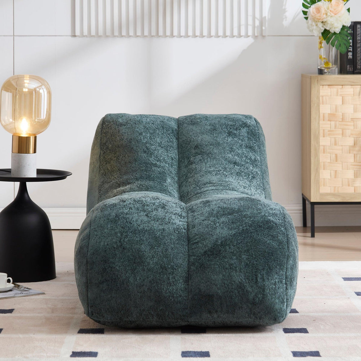 Green Bean Bag Sofa‑Lounger