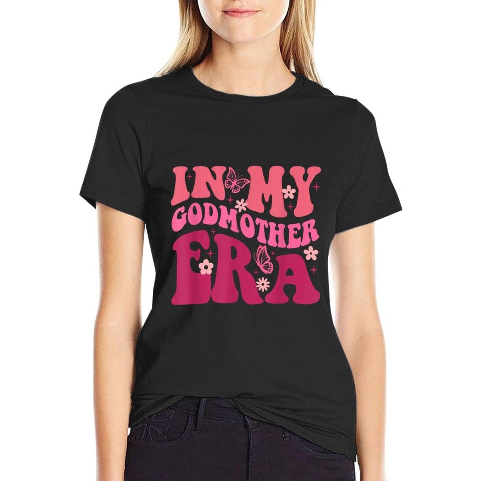 In My Godmother Era Retro Godmom Mother Proposal T-Shirt