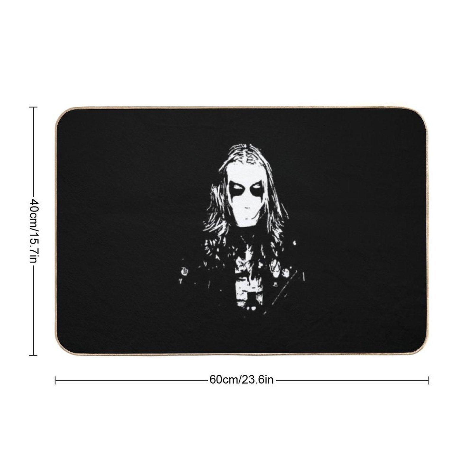 Black Metal Cult Bath Mat