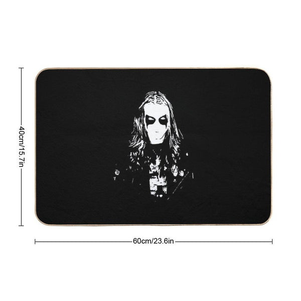 Black Metal Cult Bath Mat