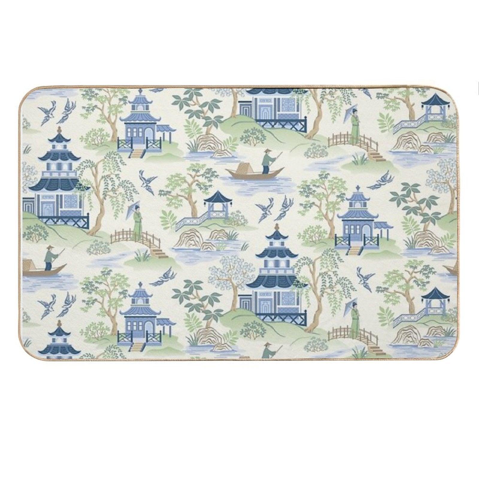 Chinoiserie Bath Mat
