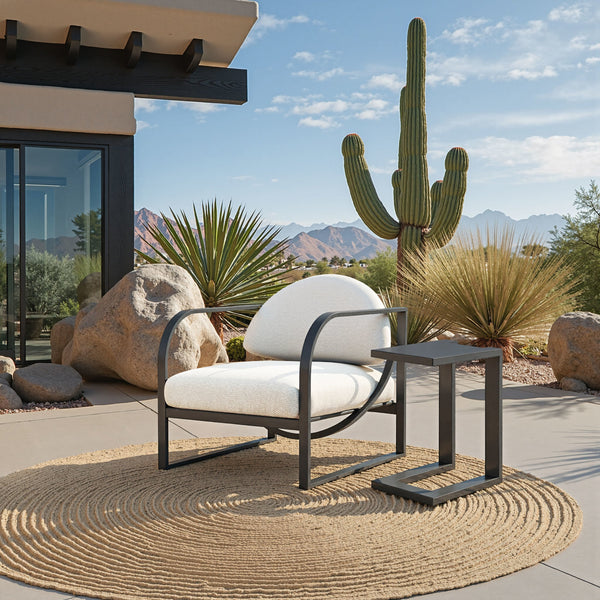 Flakt Accent Chair Ivory