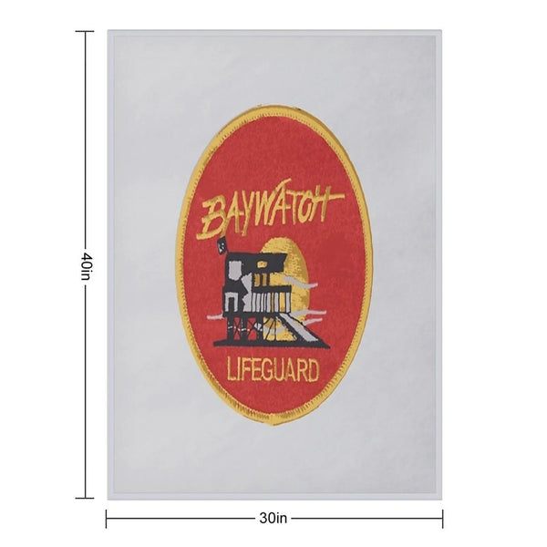 Baywatch Badge - Uniform Throw Blanket