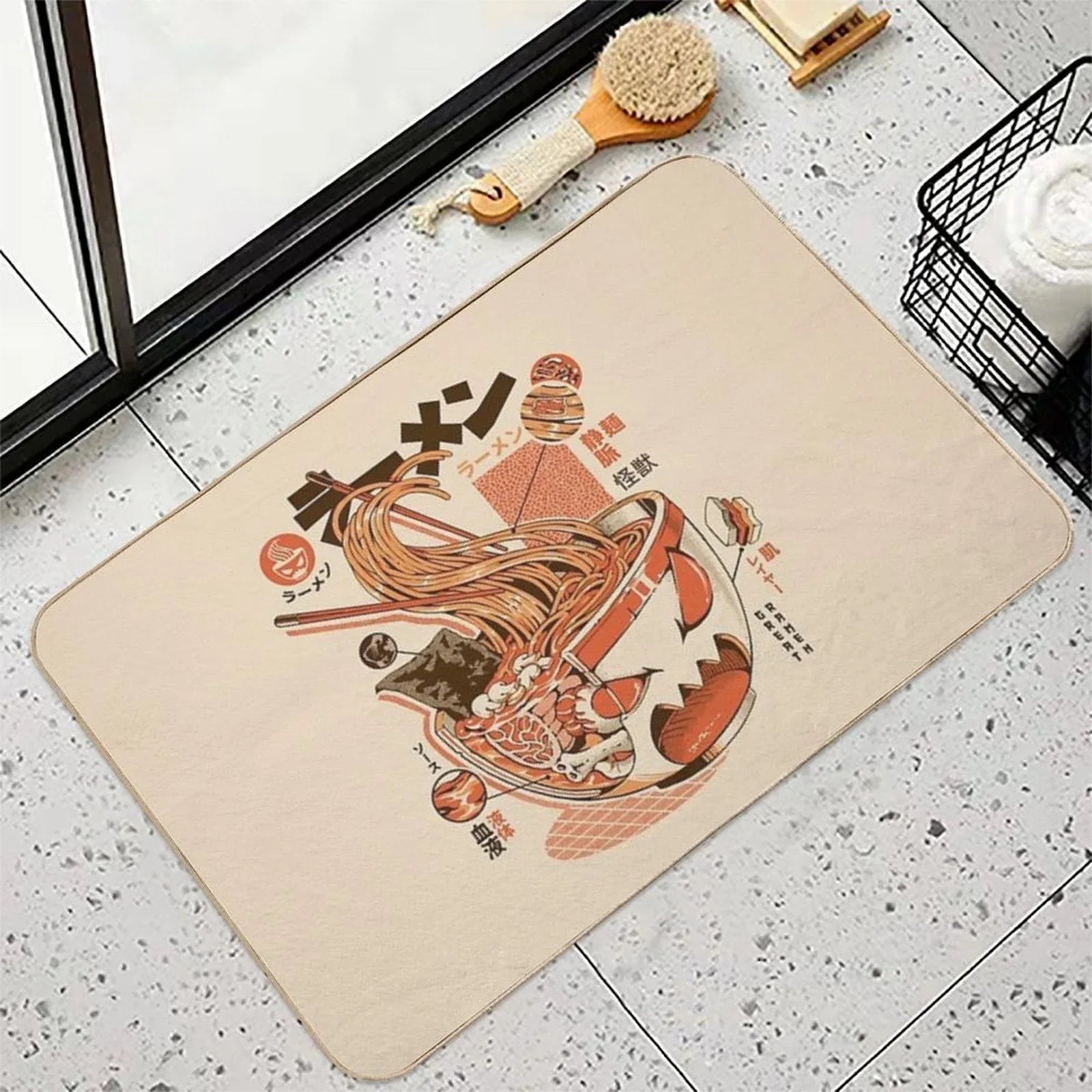 X-ray Great Ramen!  Odorless Bath Mat