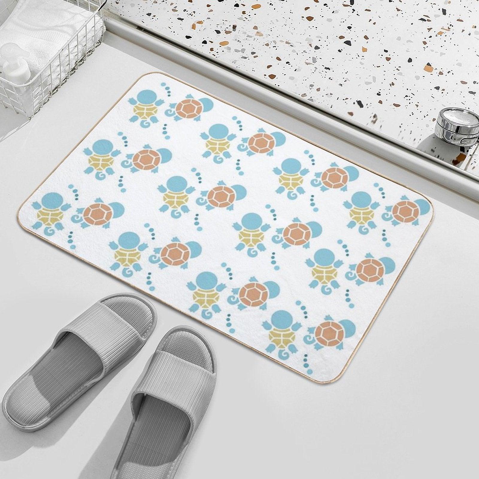 Poke Tiny Turtles Bath Mat