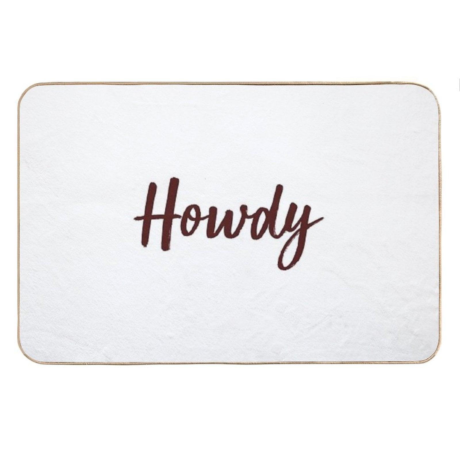 Howdy Bath Mat
