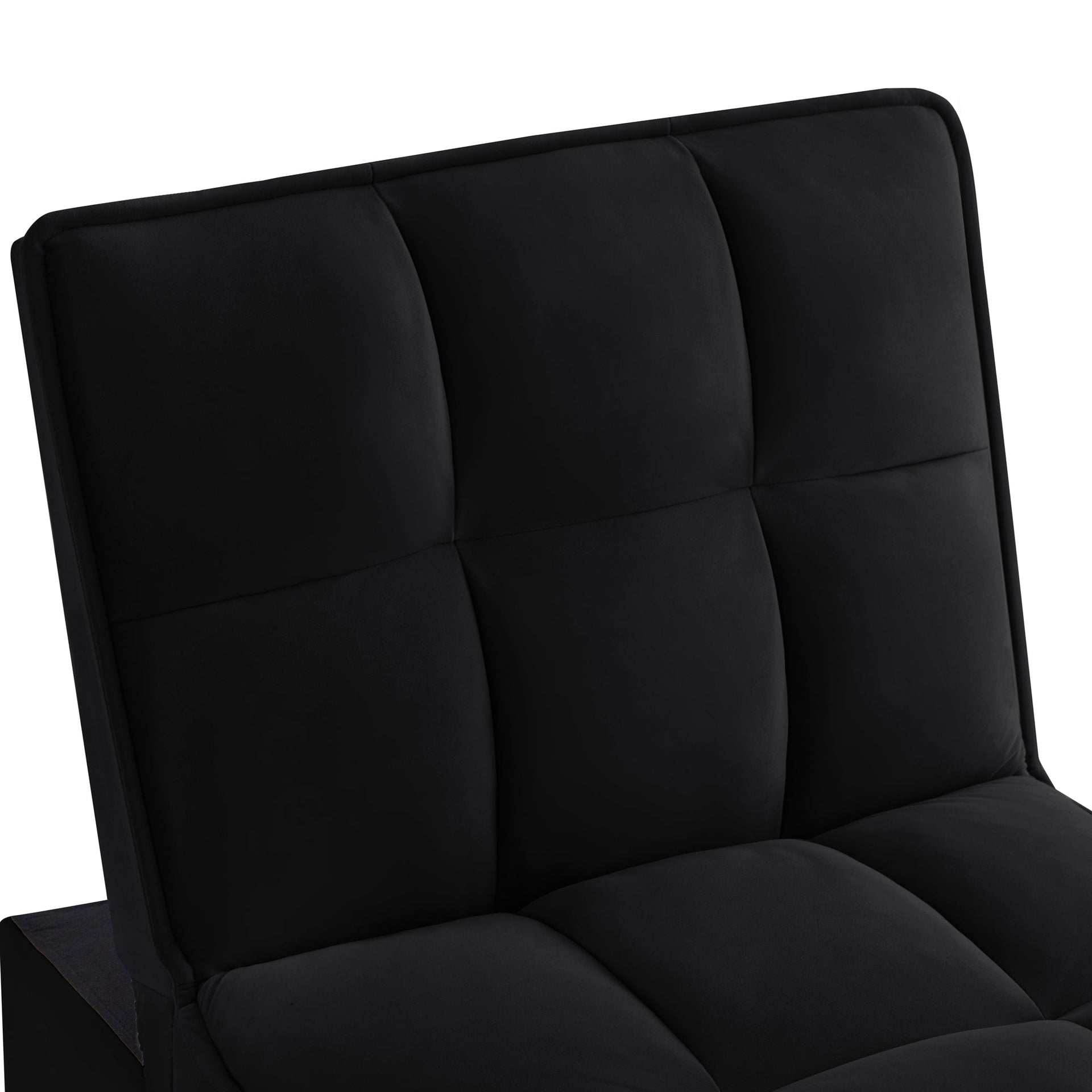 4 In1 Multi-Function Single Sofa Bed with Storage Pockets