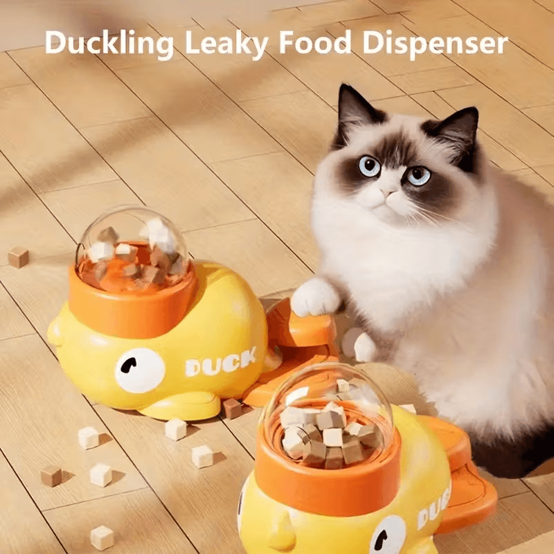 Interactive Duck Feeder – Peck & Play for Curious Pets!
