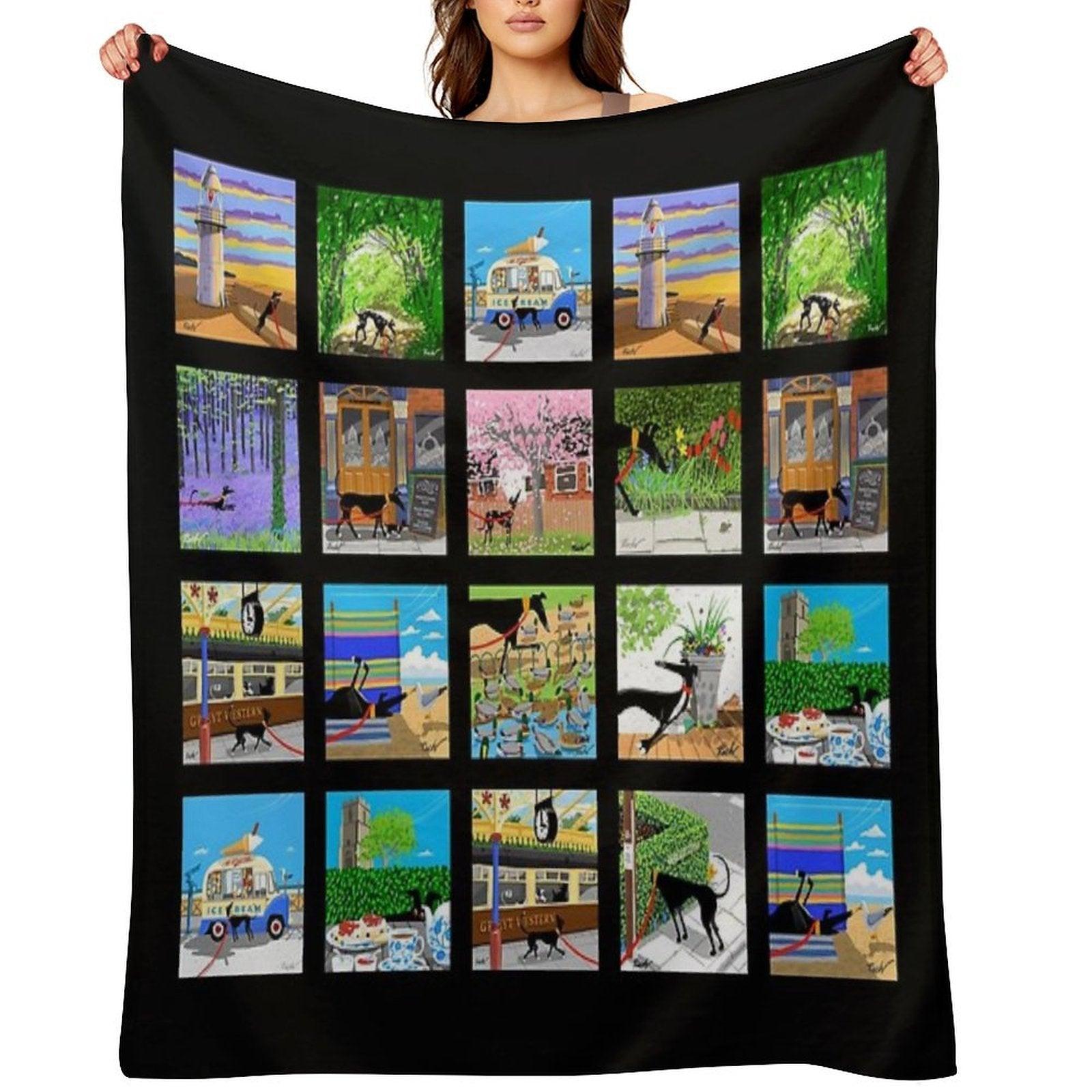 The Lockdown Doodles Set 1 Throw Blanket