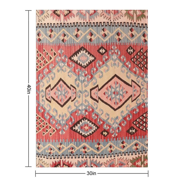 Vintage Anatolian Kilim 1970`s Versatility Throw Blanket
