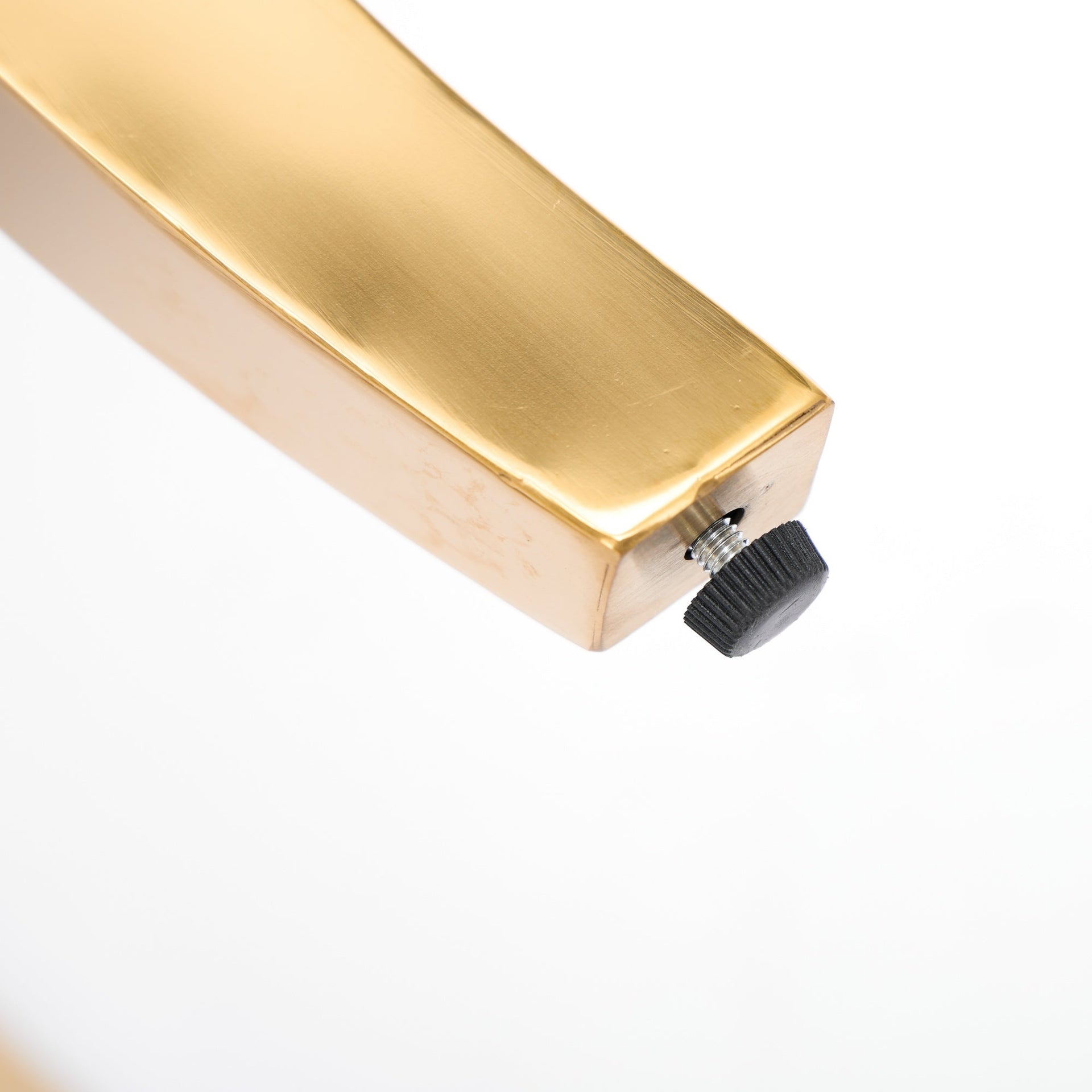 Chenille Dining Chairs Modern Style with Curved Gold-Plated Legs & Rivet Trim