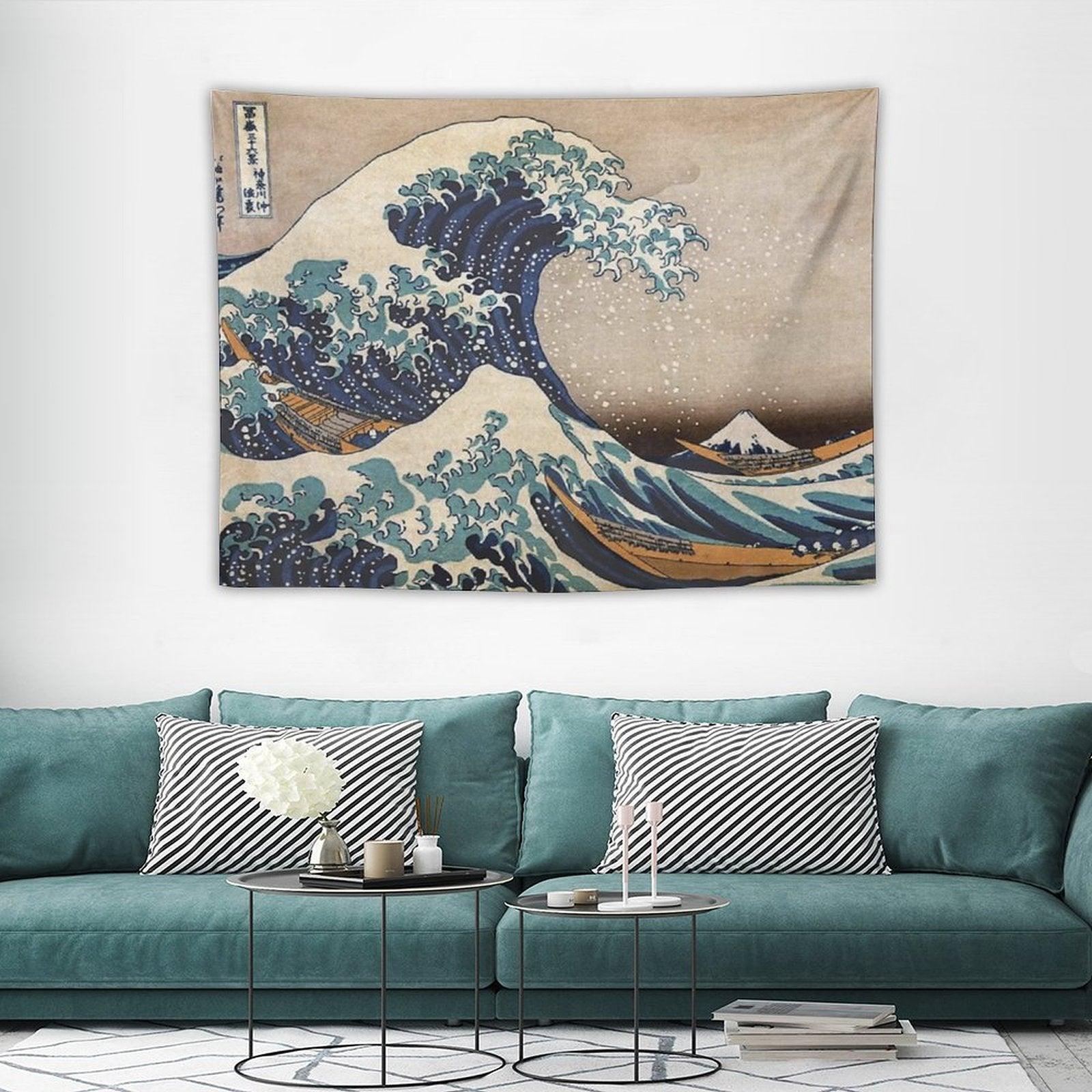 The Great Wave Off Kanagawa Tapestry