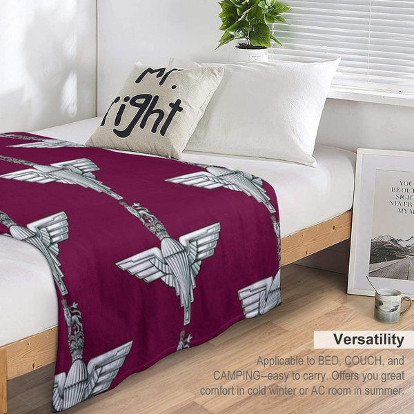 Parachute Regiment Cap Badge Throw Blanket