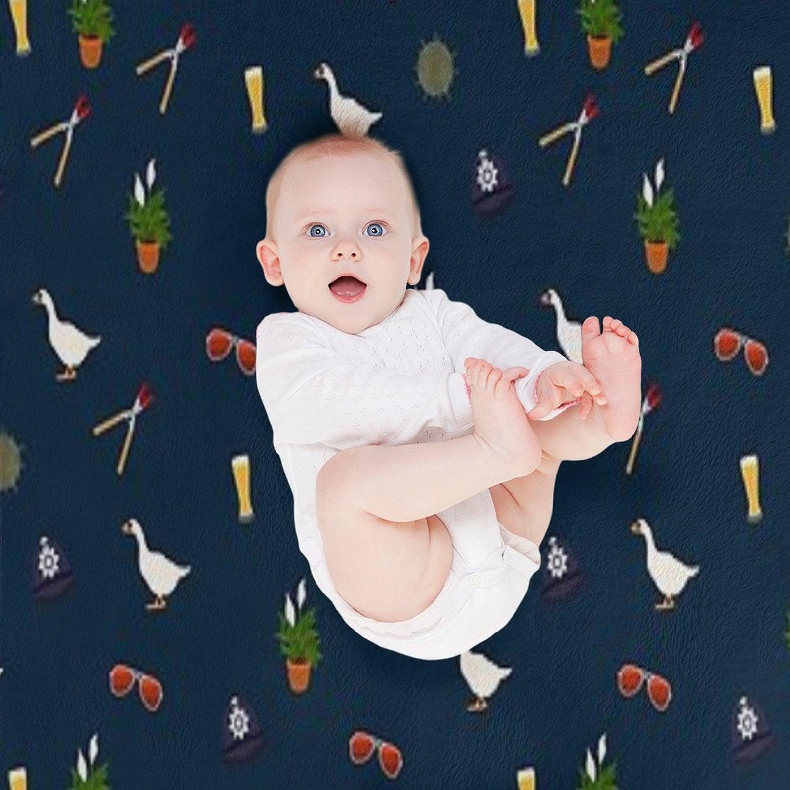 Hot Fuzz Pattern Throw Blanket