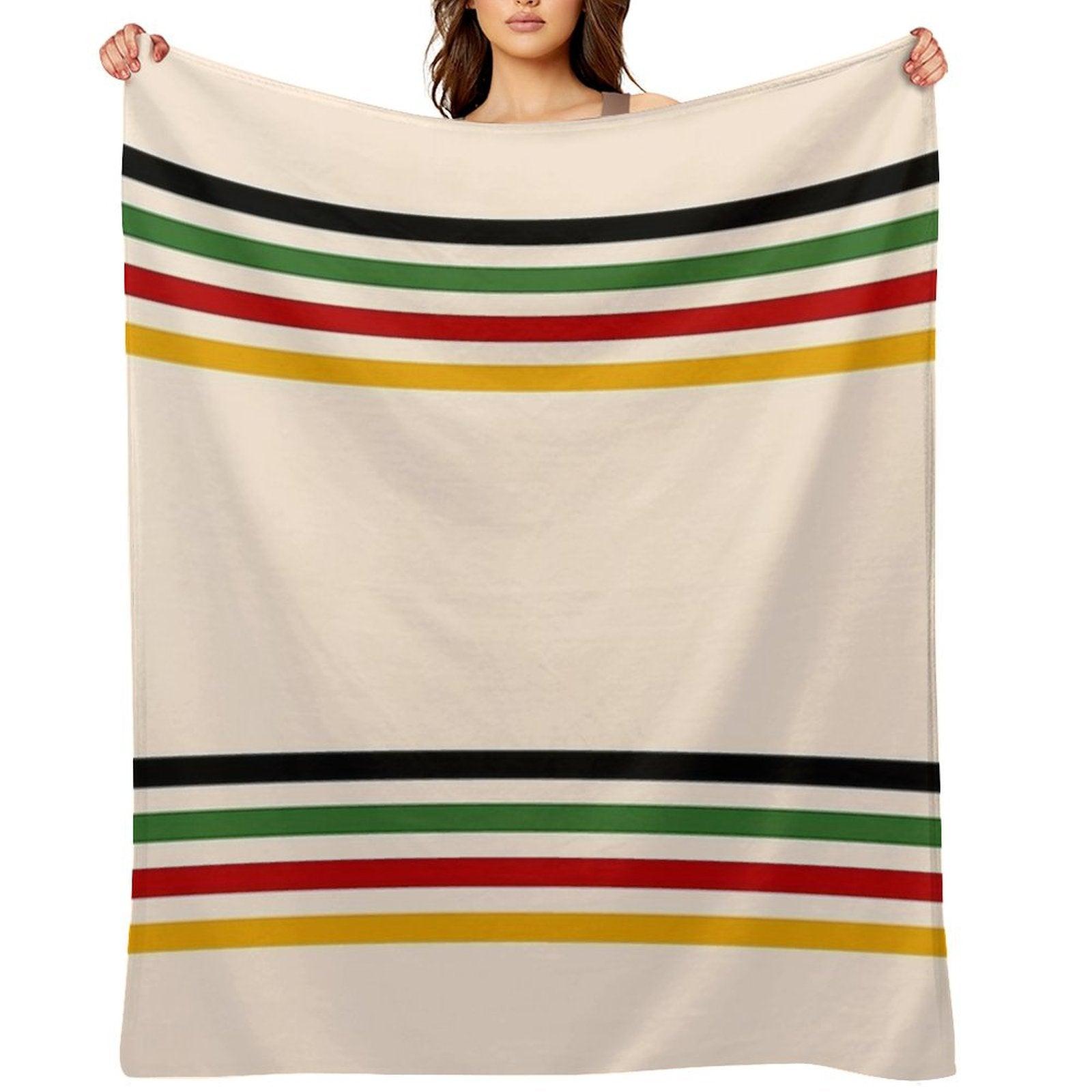 Trading Colors Throw Blanket