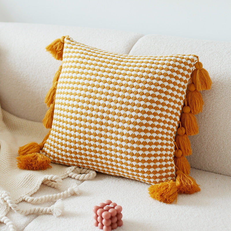 Original Design Modern Minimalist Cat Embroidered Cushion