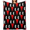 Lil Darkie Merch Lil Darkie Face Logo Gift Halloween Day, Thanksgiving, Christmas Day Throw Blanket