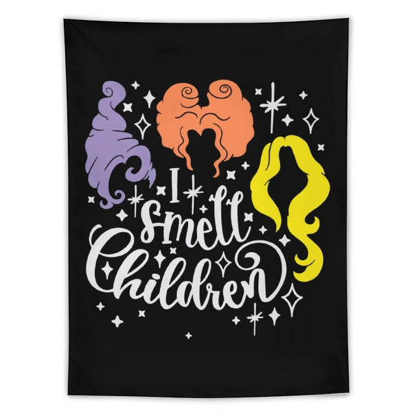 Halloween I Smell Children Tapestry