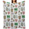 Parks And Recreation TV Show Art Throw Blanket