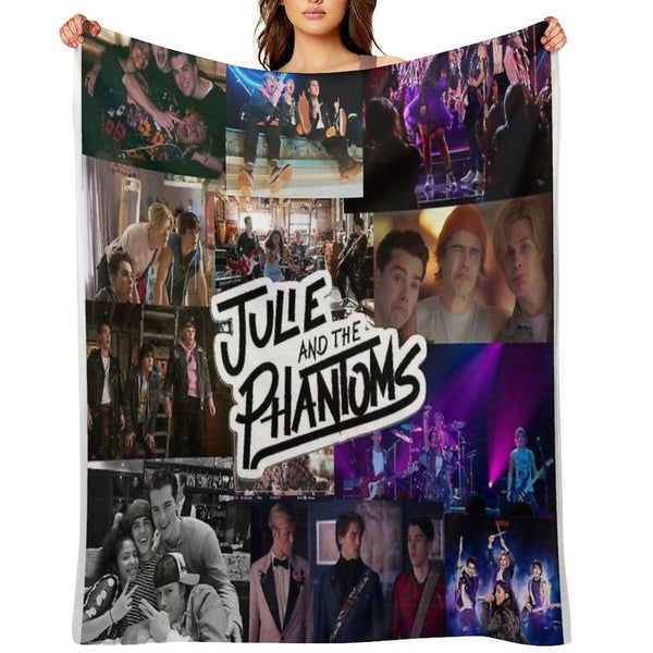 Julie And The Phantoms Band Collage Throw Blanket