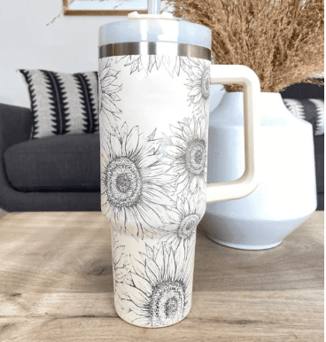 Thermal Mug 40oz Straw Coffee Insulation Cup With Handle BPA Free