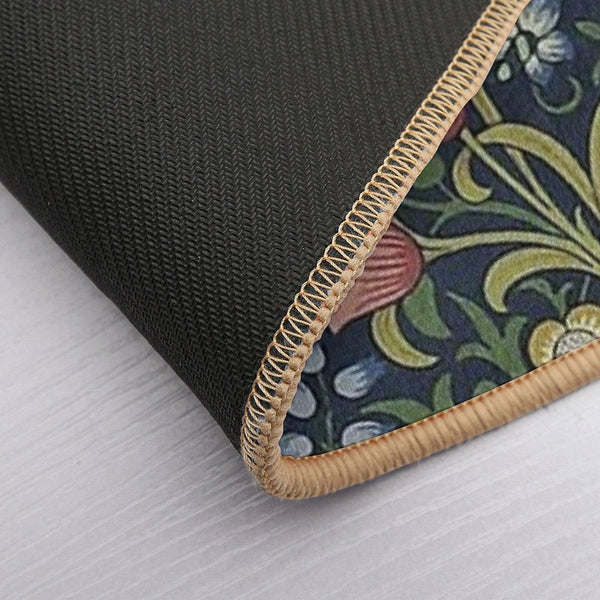 William Morris Golden Lily Pattern Bath Mat