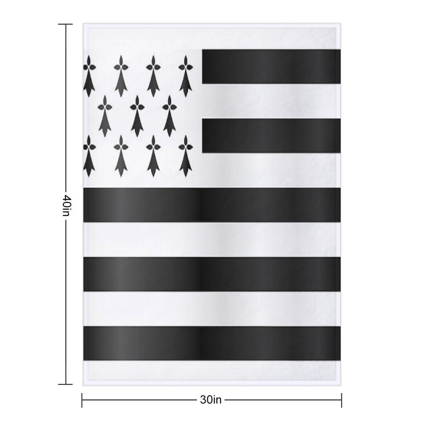 Drapeau Breton Lightweight Throw Blanket