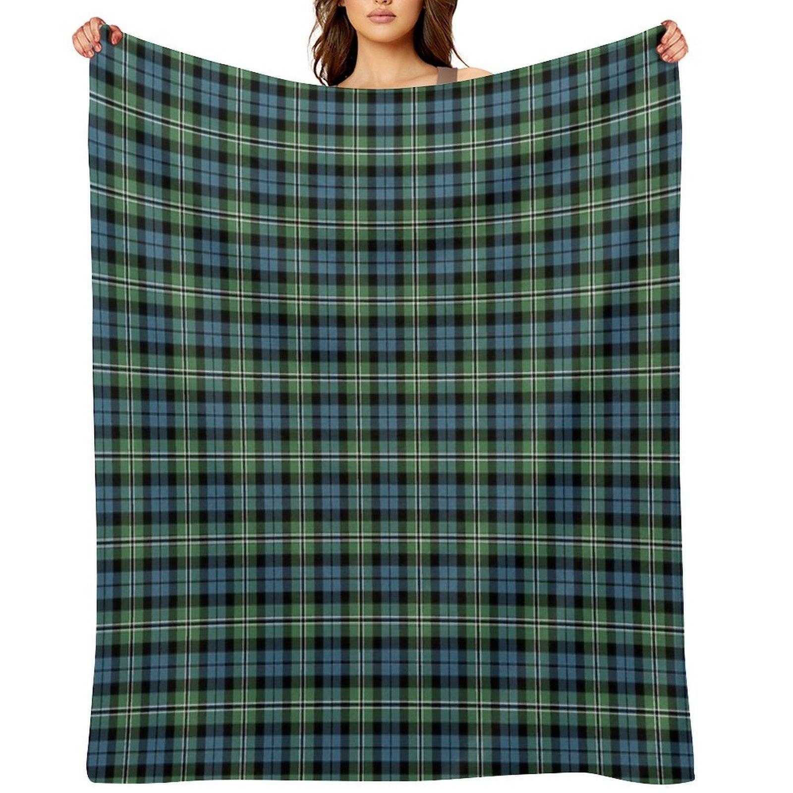 Clan Melville Tartan Throw Blanket