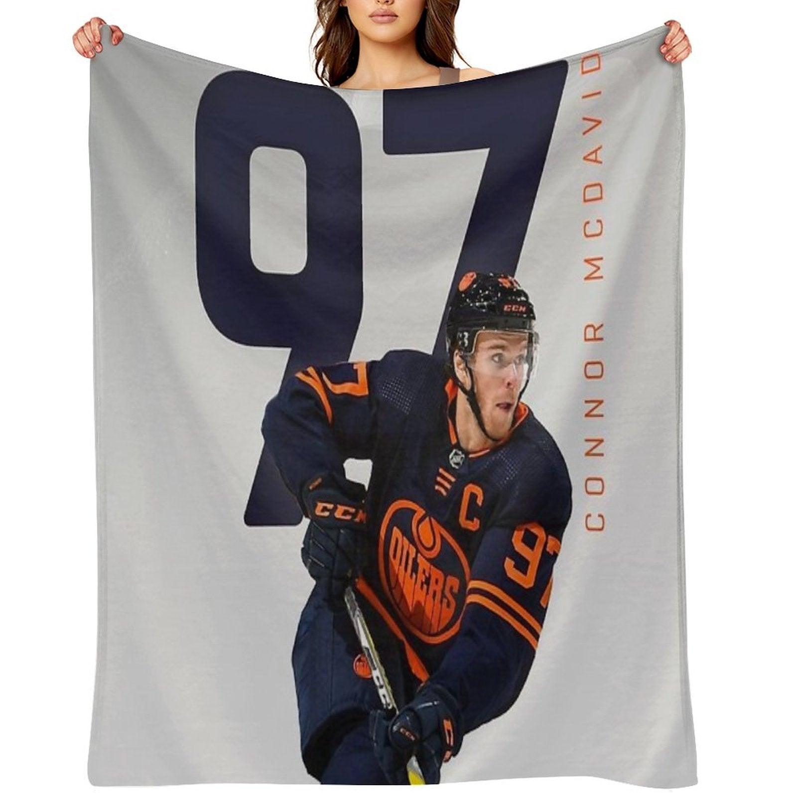 Connor McDavid Throw Blanket
