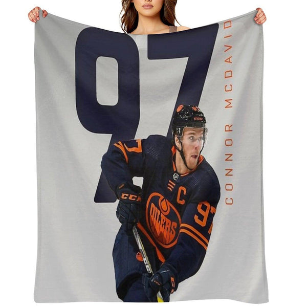 Connor McDavid Throw Blanket