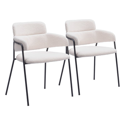 Marcel Dining Chair (Set of 2) Cream