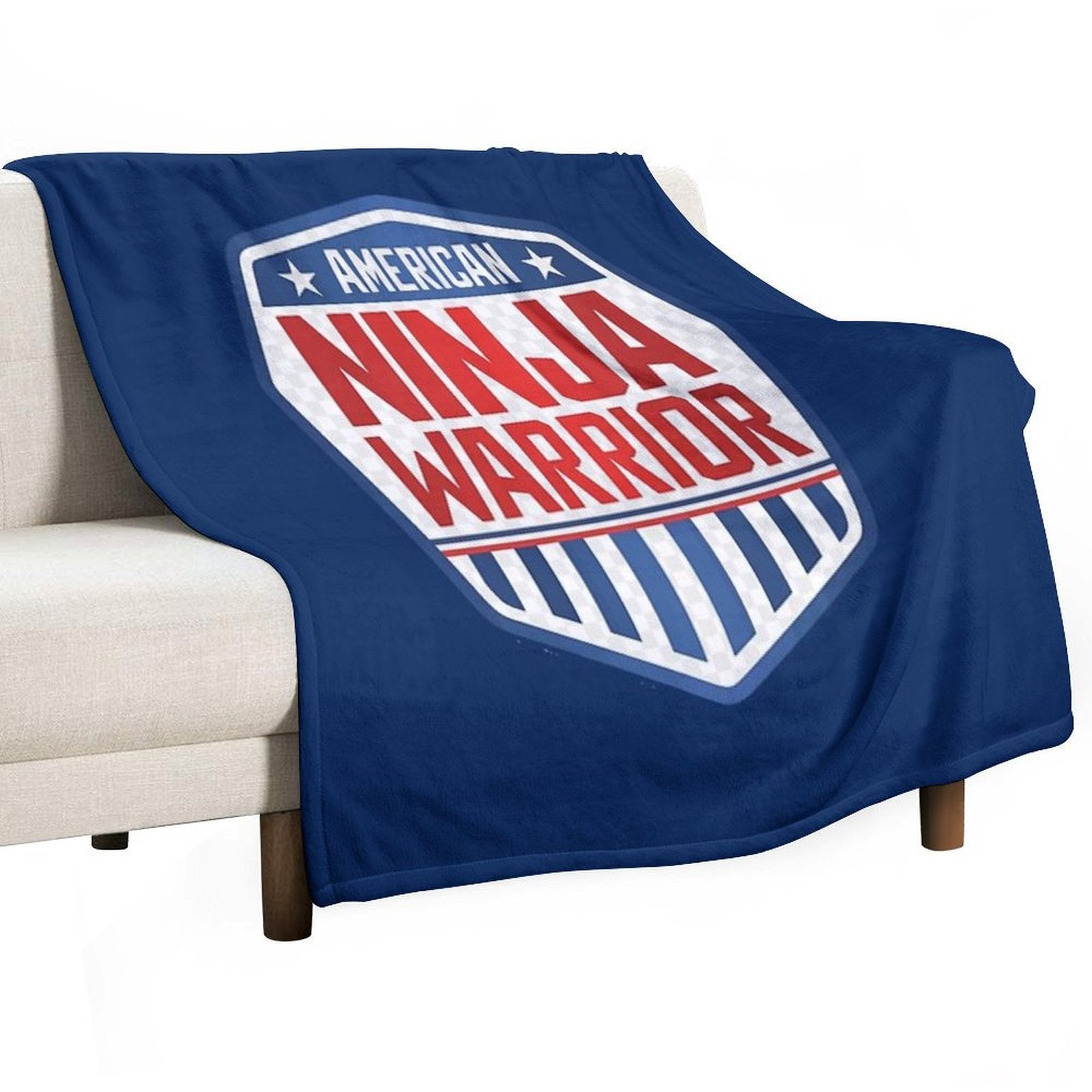American Ninja Warrior Kids Camo Travel-friendly Throw Blanket
