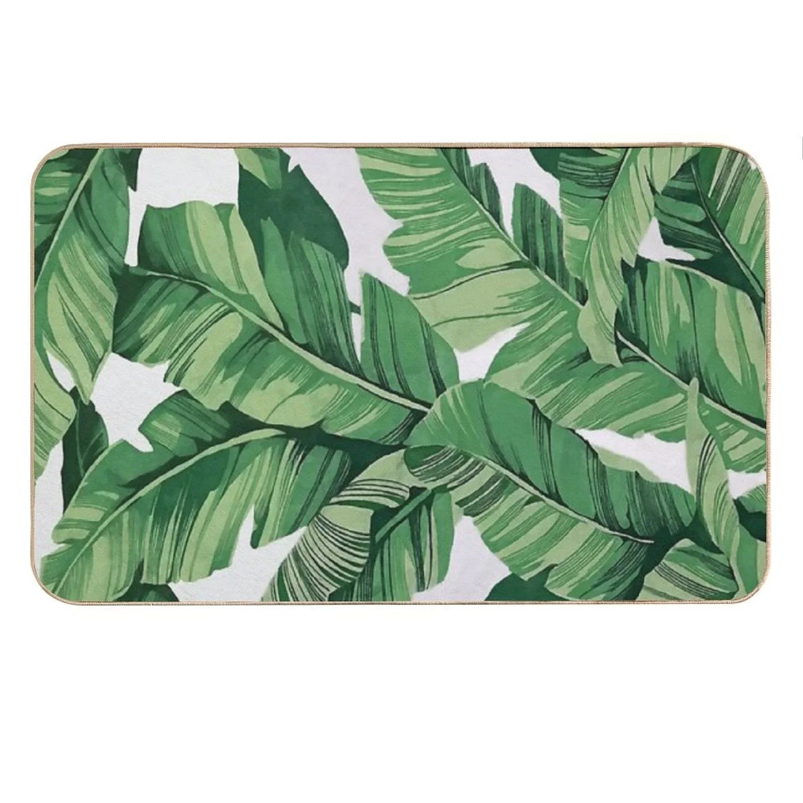 Tropical Banana Leaves VI Bath Mat