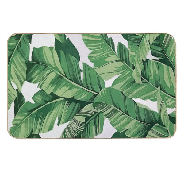 Tropical Banana Leaves VI Bath Mat
