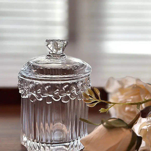 Crystal Glass Storage Jar