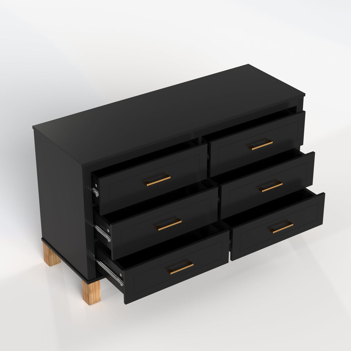 6-Drawer Double Dresser