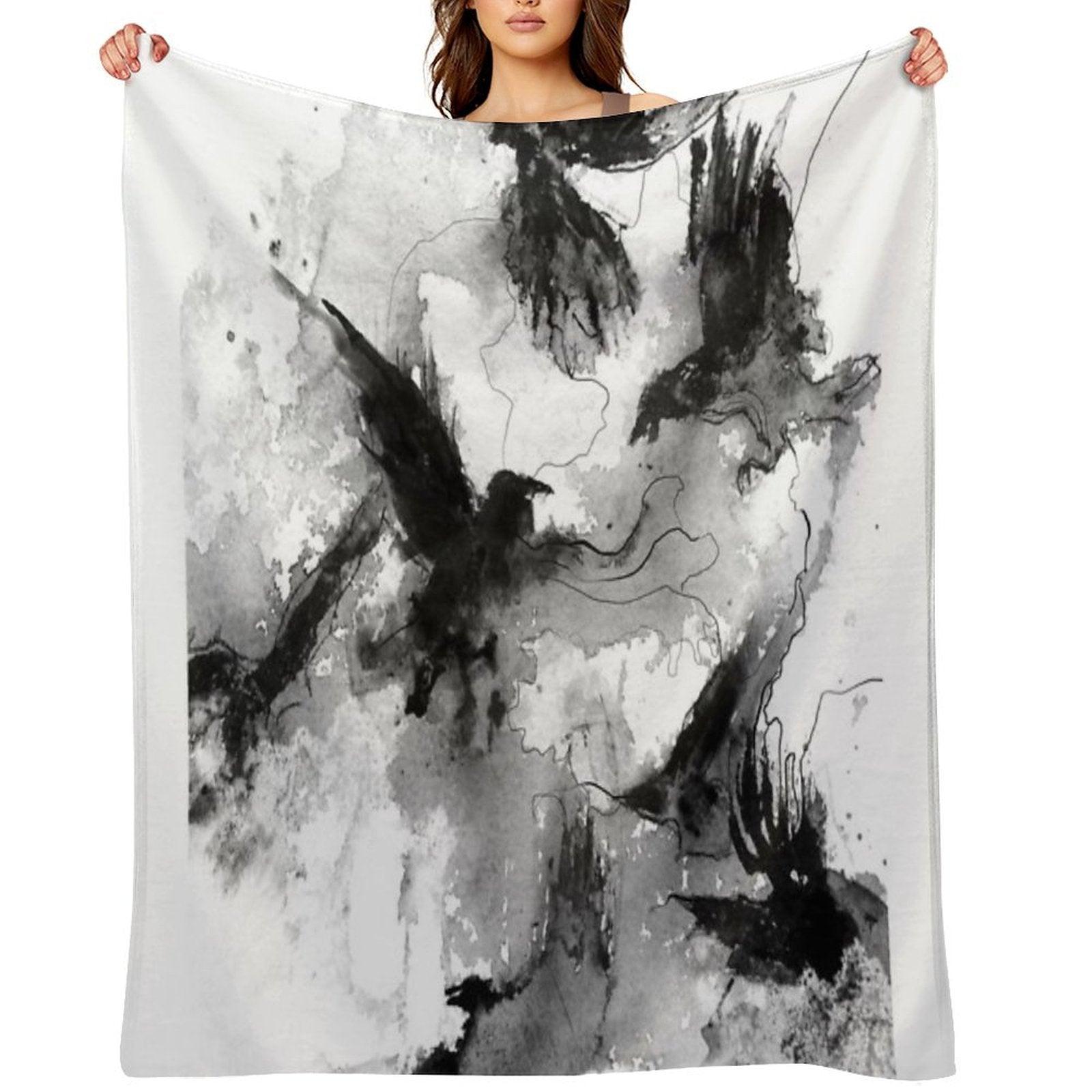 Ravens Throw Blanket
