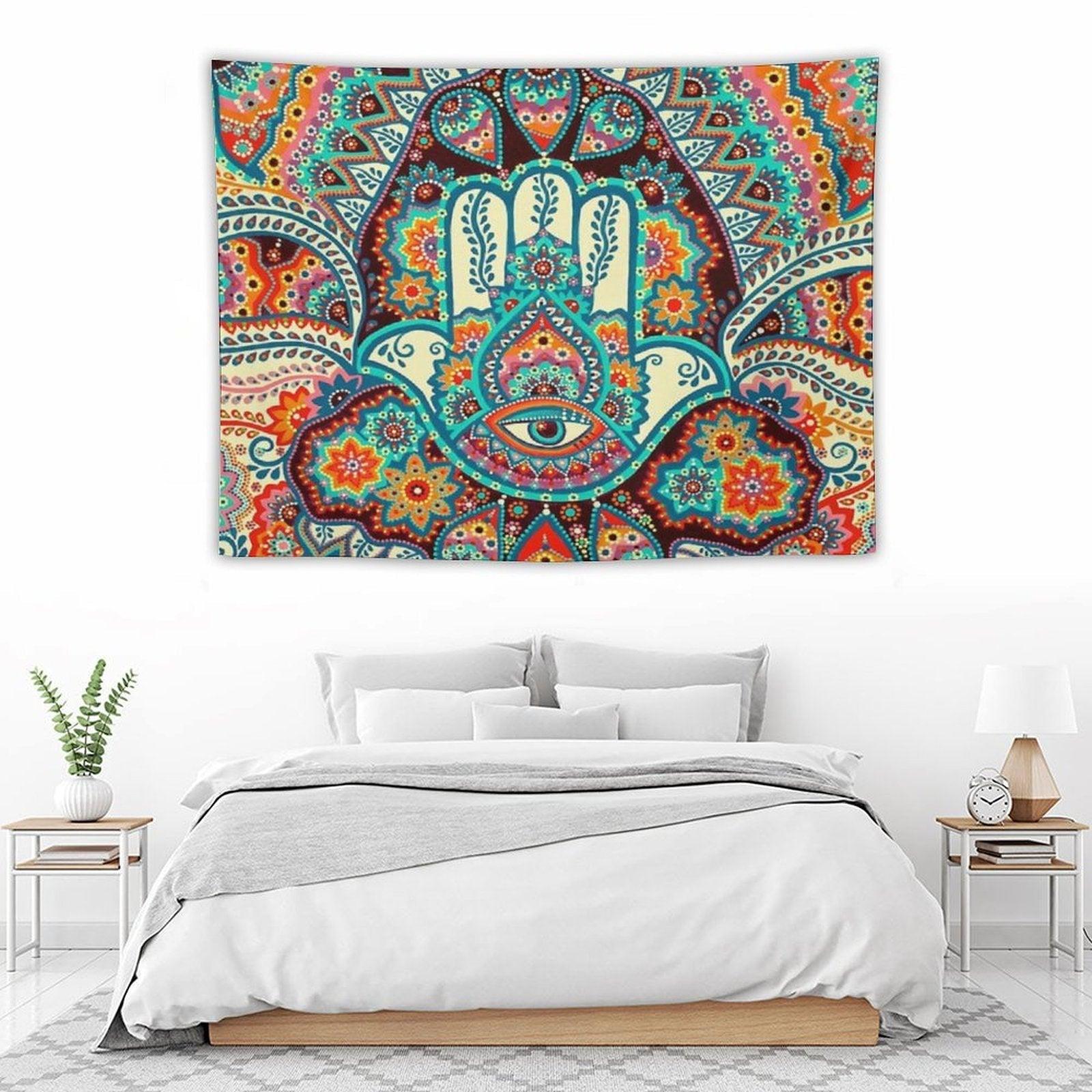Hamsa Hand Tapestry